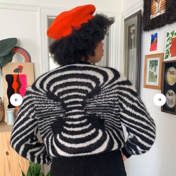 NWT- Paloma Wool Matrix Sweater Black and White Small - Picture 6 of 8